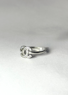 925 Pure Silver Chanel Ring