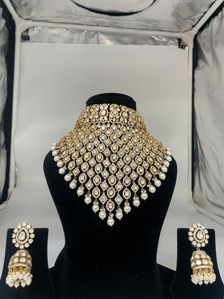 BRIDAL PURE SILVER HEAVY SET - Olivearajewels