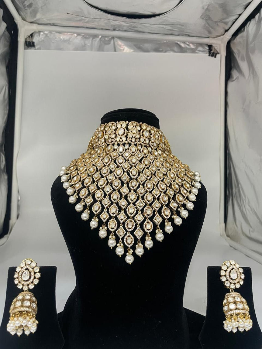BRIDAL PURE SILVER HEAVY SET - Olivearajewels