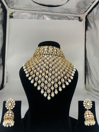 BRIDAL PURE SILVER HEAVY SET - Olivearajewels
