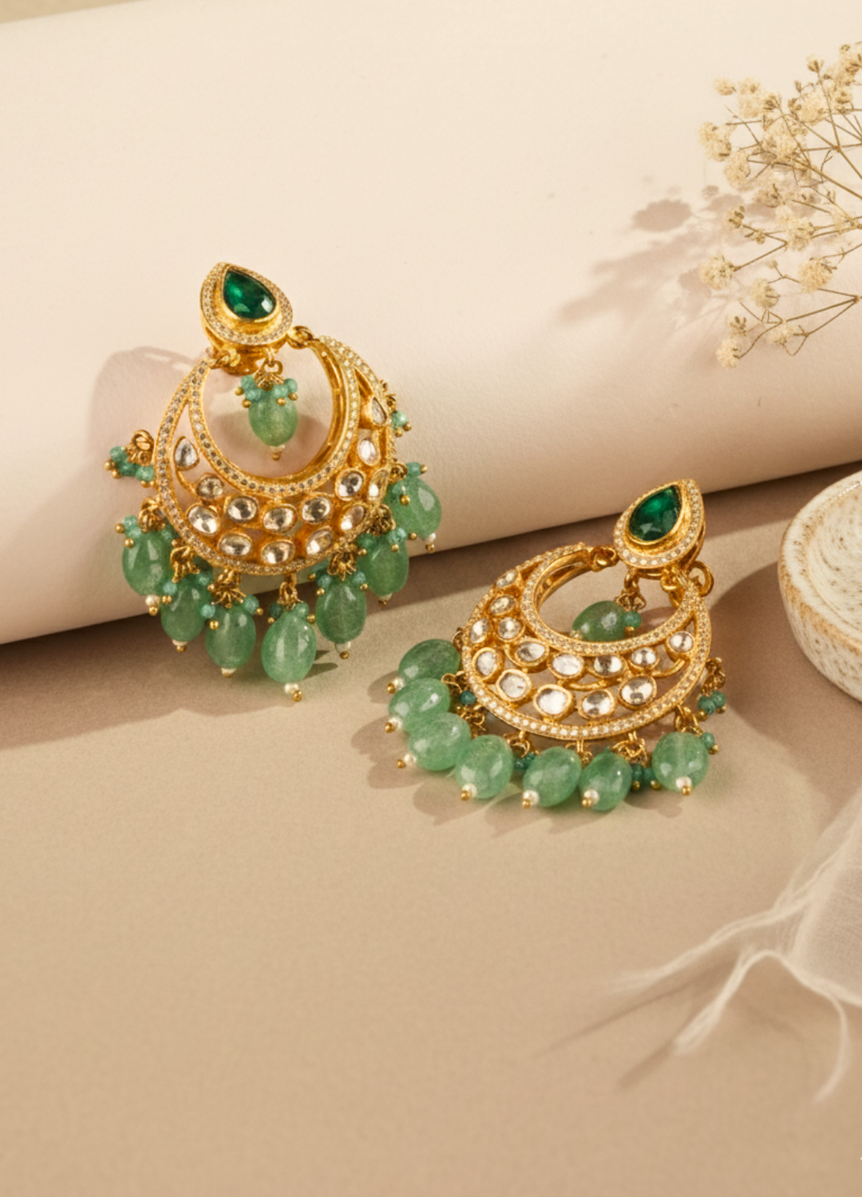 Ethnic Silver Earrings