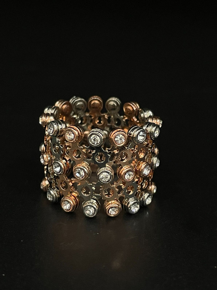 2 IN 1 OPENABLE BANGLE CUM RING PURE SILVER